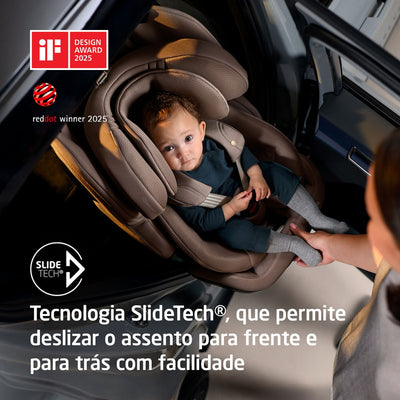 Ajuste deslizante com tecnologia SlideTech®