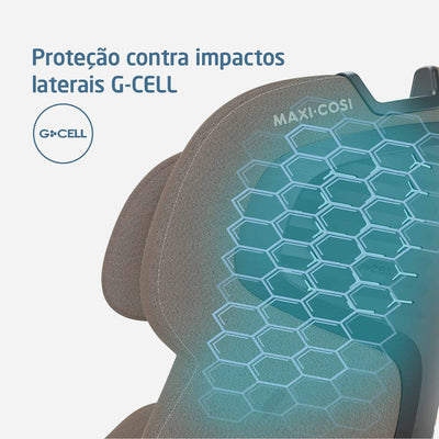 Cadeirinha De Bebê Para Carro Maxi-Cosi Emerald 360 Pro Authentic Truffle - Segurança integrada com G-CELL e AirProtect®
